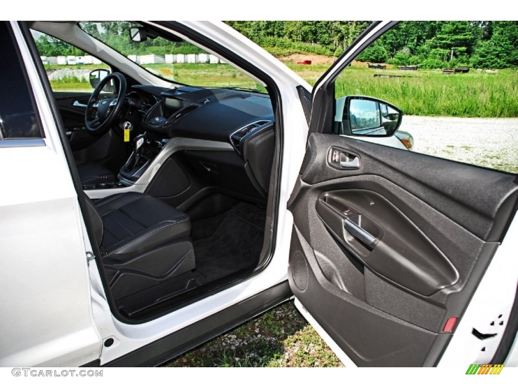 2013 Escape SEL 2.0L EcoBoost 4WD - White Platinum Metallic Tri-Coat / Charcoal Black photo #24