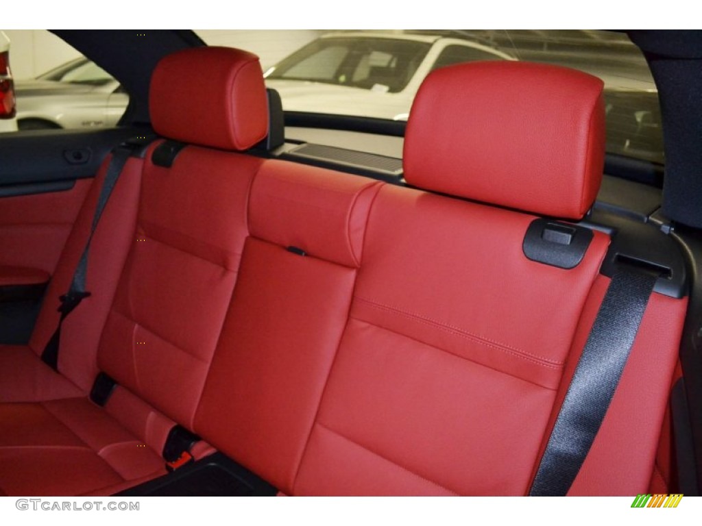 2013 3 Series 328i Convertible - Jet Black / Coral Red/Black photo #7