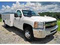 Summit White - Silverado 3500HD WT Regular Cab 4x4 Utility Truck Photo No. 2