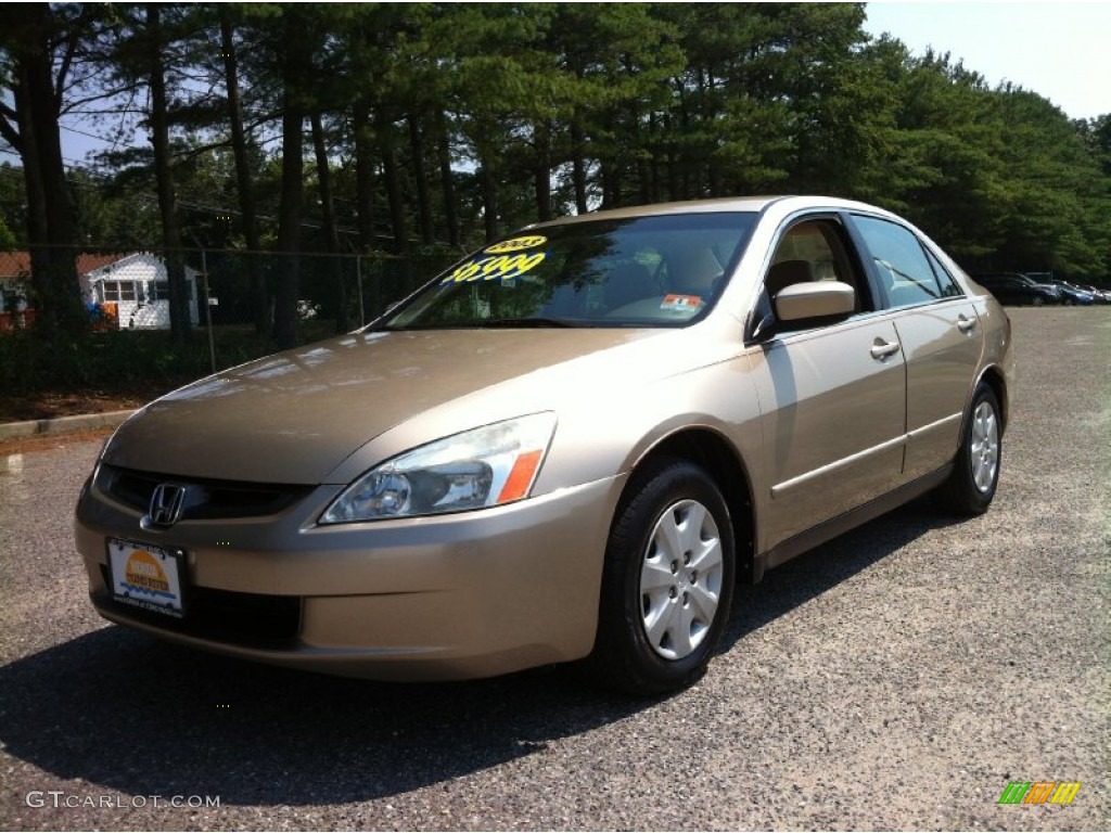 2003 Accord LX Sedan - Desert Mist Metallic / Ivory photo #1