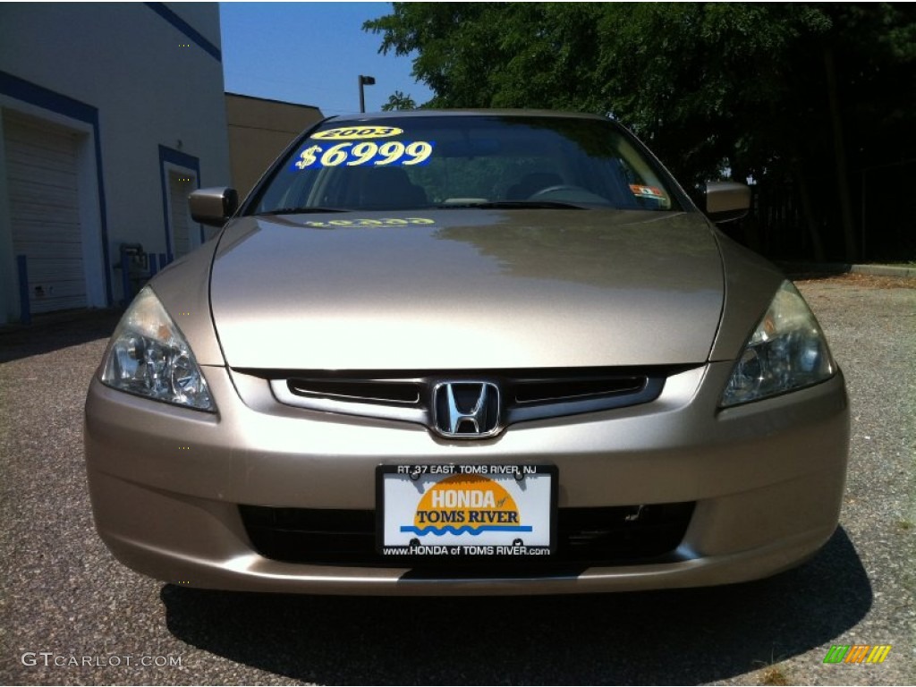 2003 Accord LX Sedan - Desert Mist Metallic / Ivory photo #2