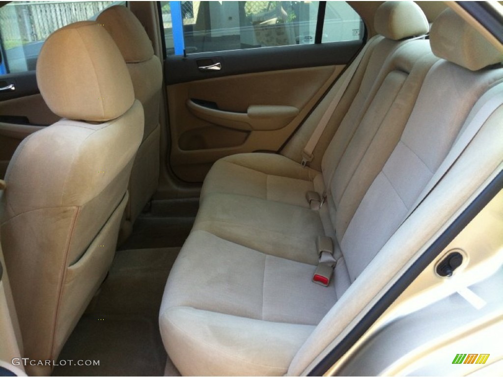 2003 Accord LX Sedan - Desert Mist Metallic / Ivory photo #7