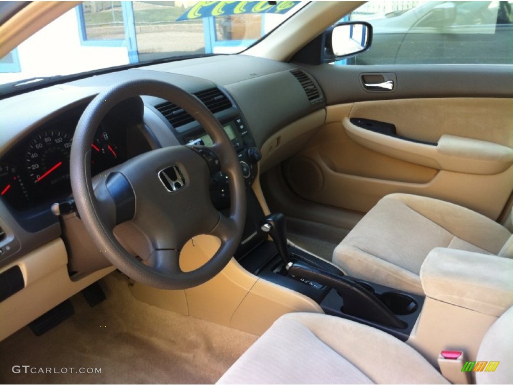 2003 Accord LX Sedan - Desert Mist Metallic / Ivory photo #9