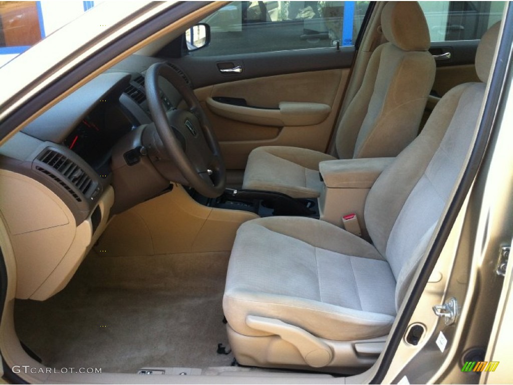 2003 Accord LX Sedan - Desert Mist Metallic / Ivory photo #10