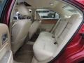 2009 Lincoln MKZ Light Stone Interior Rear Seat Photo