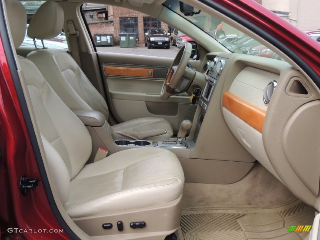 Light Stone Interior 2009 Lincoln MKZ AWD Sedan Photo #83544381