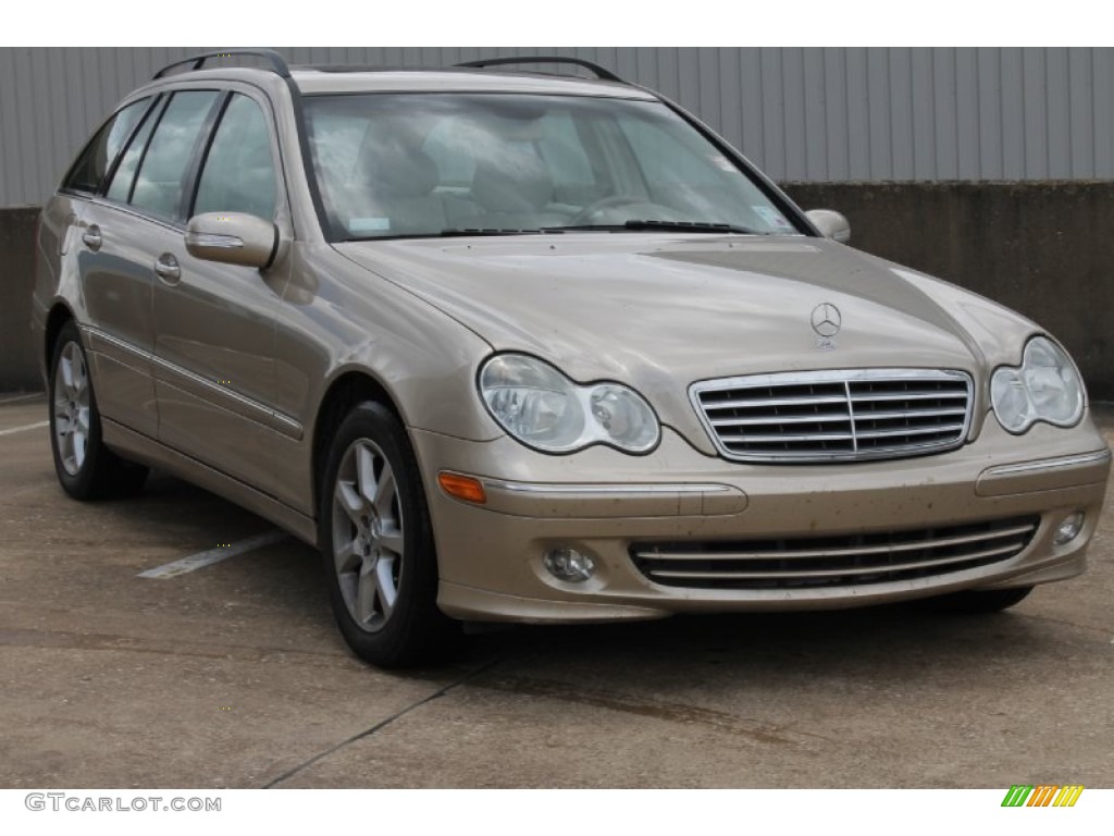 2005 C 240 Wagon - Desert Silver Metallic / Stone photo #1