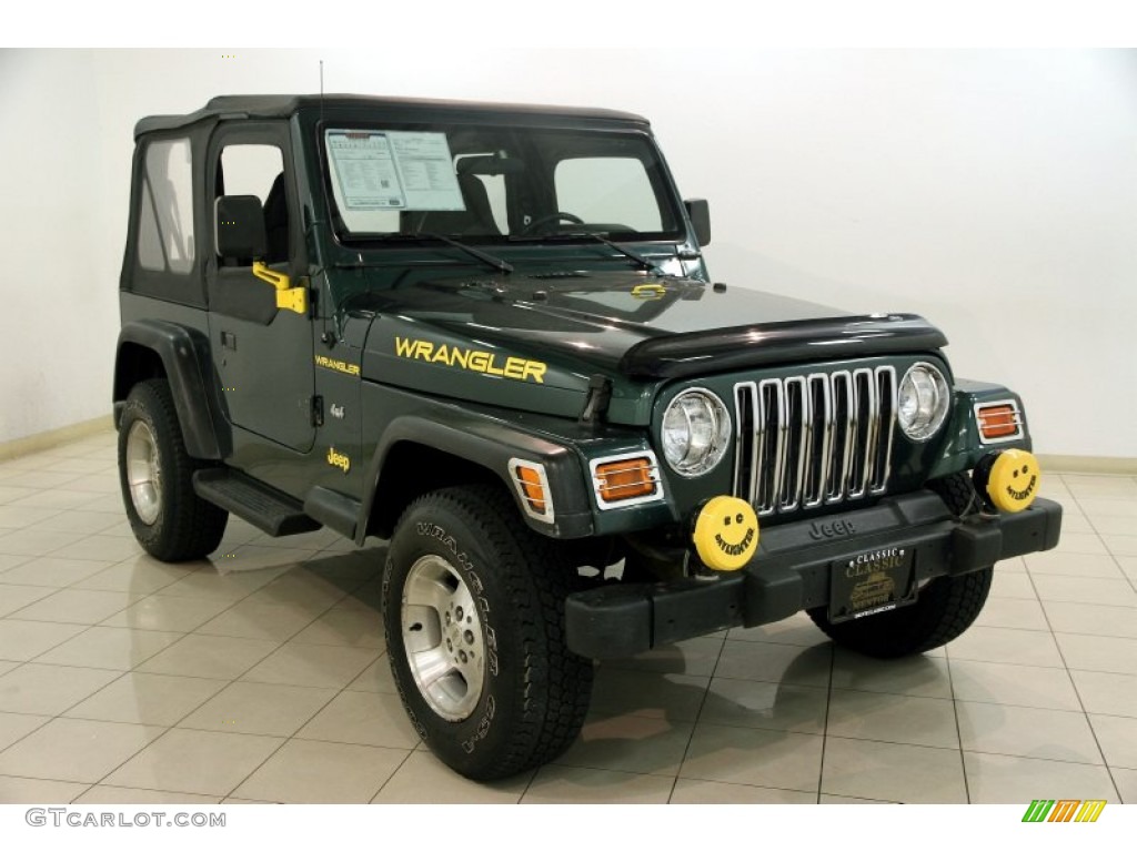 2001 Wrangler SE 4x4 - Forest Green / Agate Black photo #1