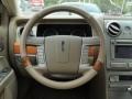 2009 Lincoln MKZ Light Stone Interior Steering Wheel Photo