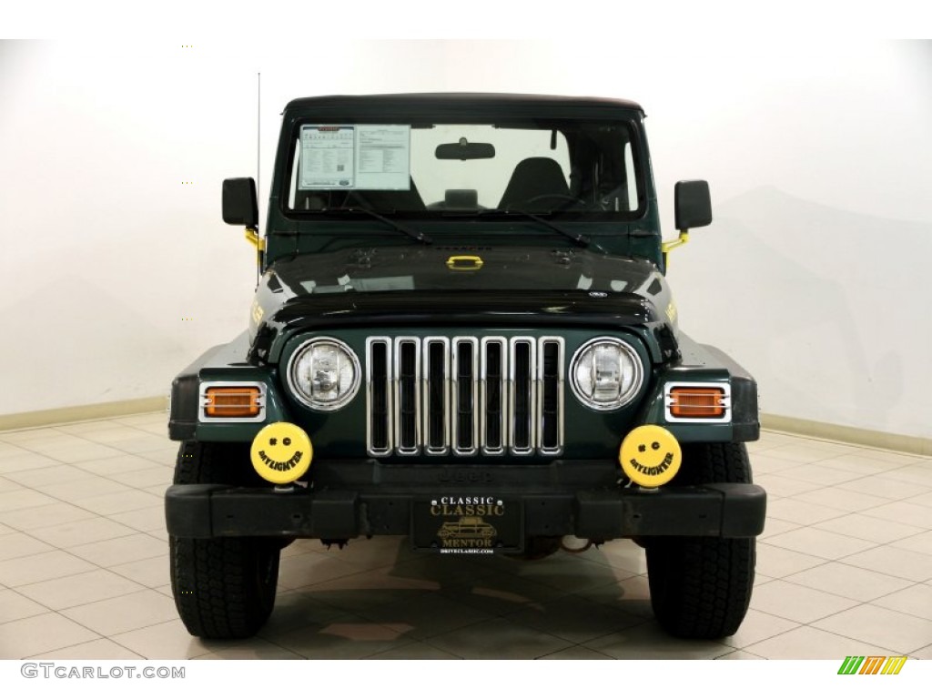 2001 Wrangler SE 4x4 - Forest Green / Agate Black photo #2