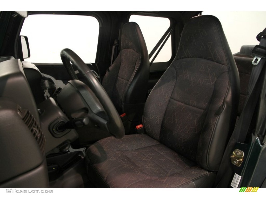 2001 Wrangler SE 4x4 - Forest Green / Agate Black photo #4
