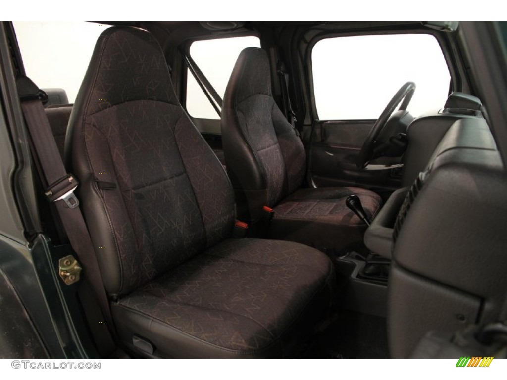 2001 Wrangler SE 4x4 - Forest Green / Agate Black photo #12