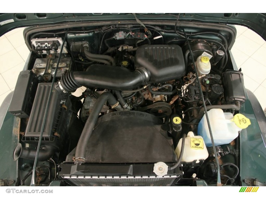 2001 Wrangler SE 4x4 - Forest Green / Agate Black photo #16