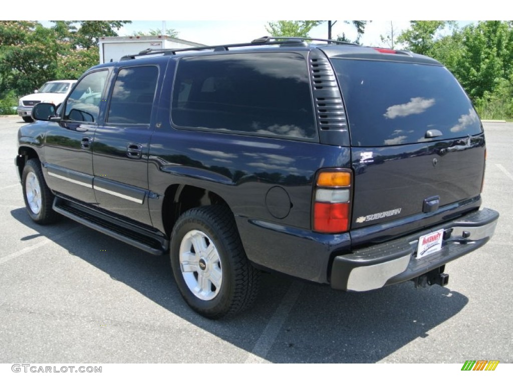 2006 Suburban LT 1500 4x4 - Dark Blue Metallic / Tan/Neutral photo #4