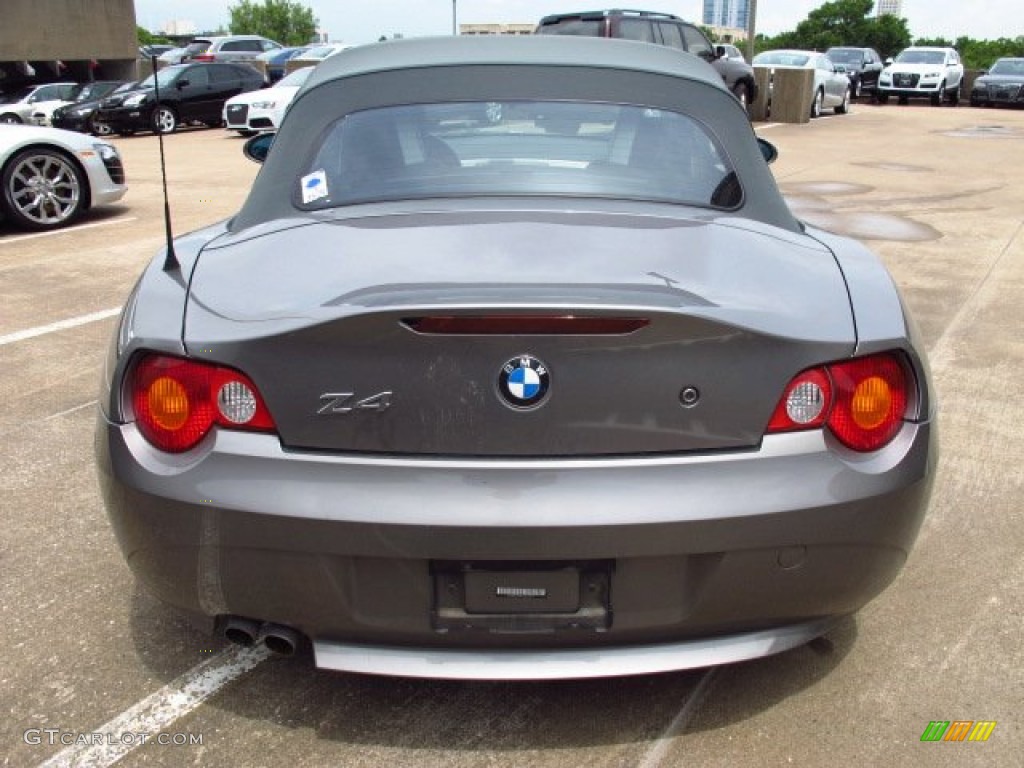 2003 Z4 2.5i Roadster - Sterling Grey Metallic / Black photo #3