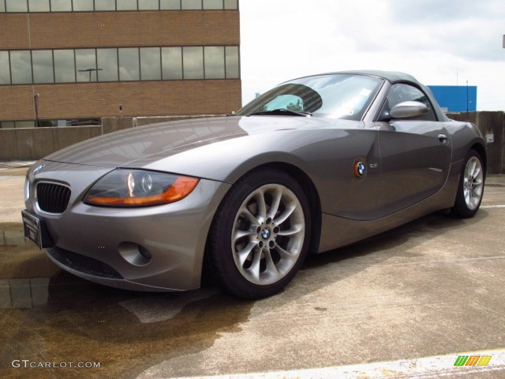 2003 Z4 2.5i Roadster - Sterling Grey Metallic / Black photo #6