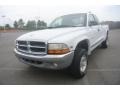 Bright White - Dakota SLT Extended Cab 4x4 Photo No. 2