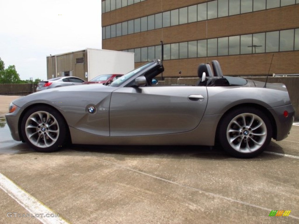 2003 Z4 2.5i Roadster - Sterling Grey Metallic / Black photo #9