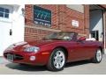 2001 Carnival Red Metallic Jaguar XK XK8 Convertible  photo #9