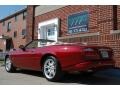 2001 Carnival Red Metallic Jaguar XK XK8 Convertible  photo #11