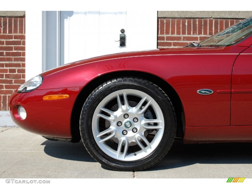 2001 XK XK8 Convertible - Carnival Red Metallic / Ivory photo #17