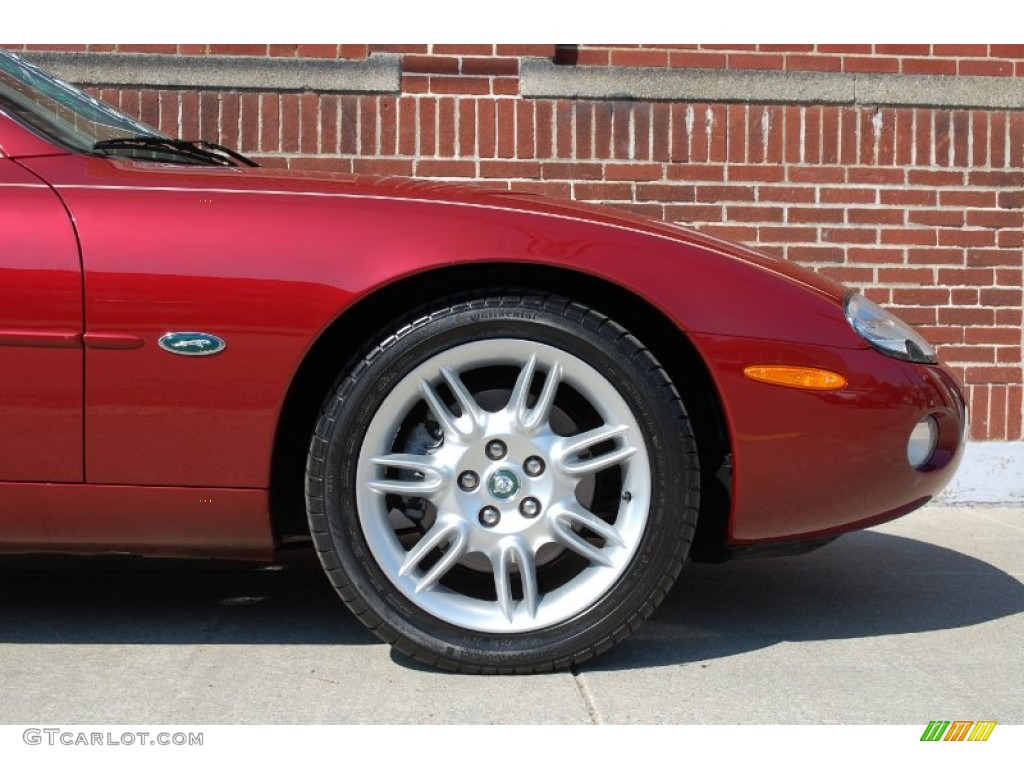 2001 XK XK8 Convertible - Carnival Red Metallic / Ivory photo #18