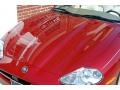 2001 Carnival Red Metallic Jaguar XK XK8 Convertible  photo #23