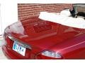 2001 Carnival Red Metallic Jaguar XK XK8 Convertible  photo #26