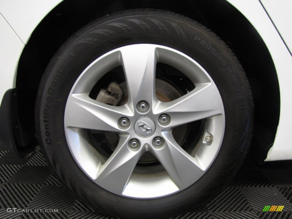 2012 Elantra GLS - Shimmering White / Beige photo #25
