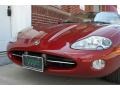 2001 Carnival Red Metallic Jaguar XK XK8 Convertible  photo #27