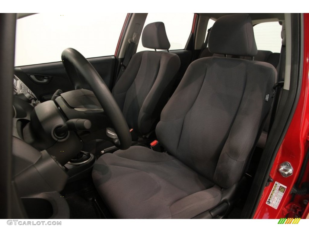 Gray Interior 2012 Honda Fit Standard Fit Model Photo #83547282