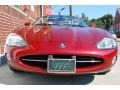 2001 Carnival Red Metallic Jaguar XK XK8 Convertible  photo #28