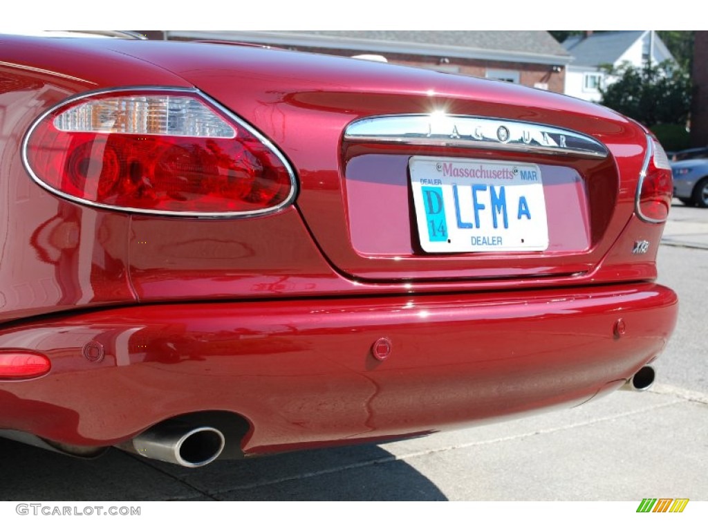 2001 XK XK8 Convertible - Carnival Red Metallic / Ivory photo #31