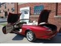 2001 Carnival Red Metallic Jaguar XK XK8 Convertible  photo #34