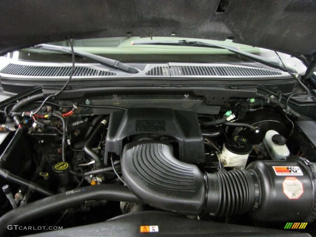 2001 F150 Lariat SuperCrew 4x4 - Estate Green Metallic / Medium Parchment photo #6