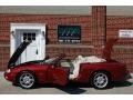 2001 Carnival Red Metallic Jaguar XK XK8 Convertible  photo #36