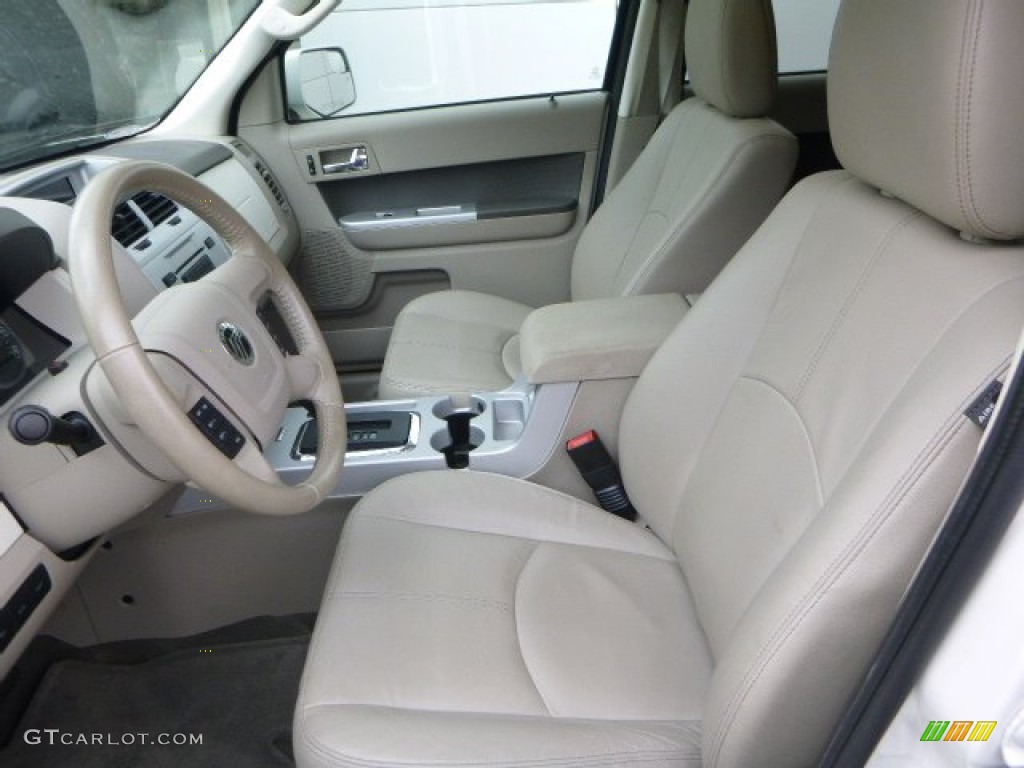 Stone Interior 2010 Mercury Mariner V6 Premier 4WD Photo #83547924