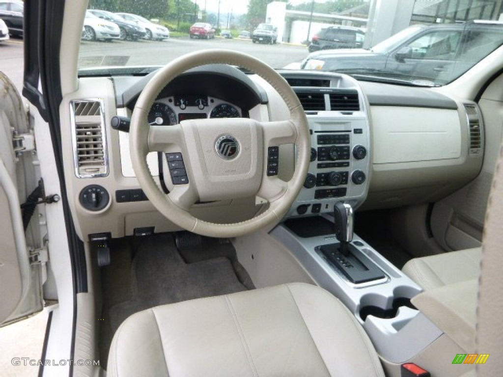 Stone Interior 2010 Mercury Mariner V6 Premier 4WD Photo #83547975