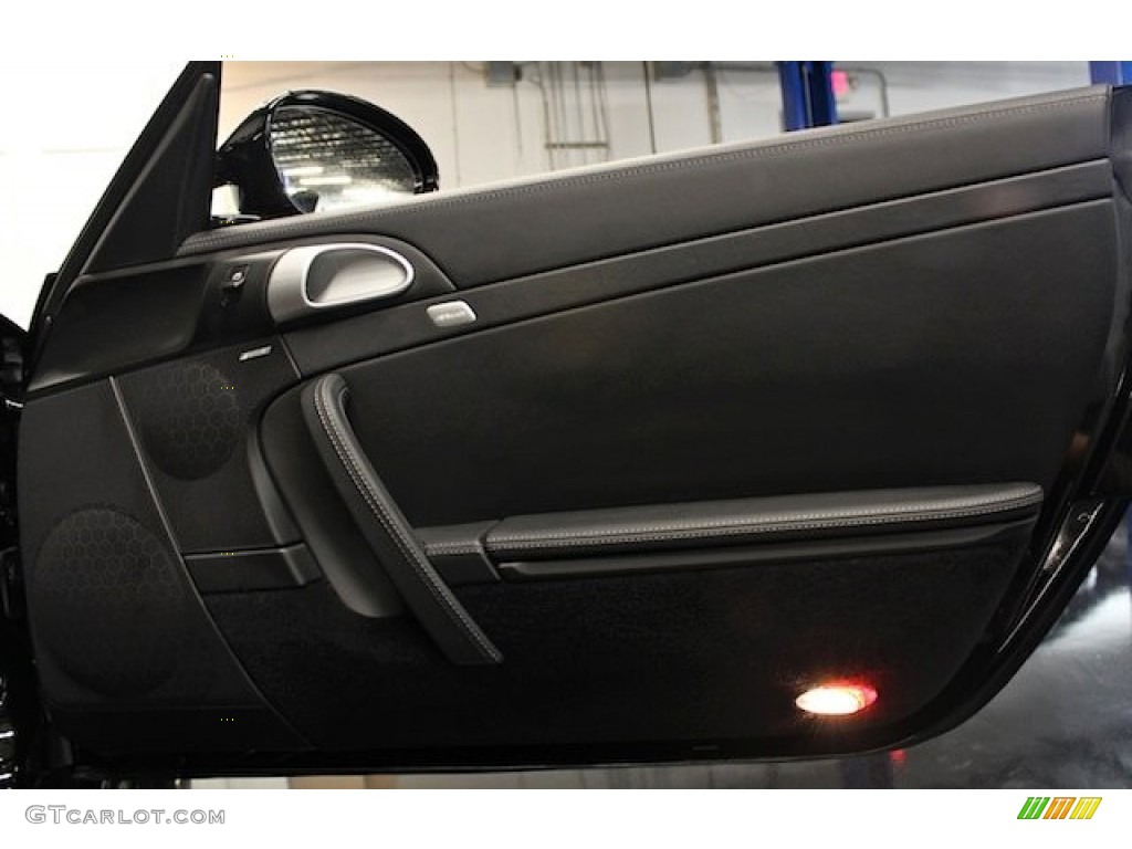 2012 Porsche 911 Turbo S Coupe Black Door Panel Photo #83548047