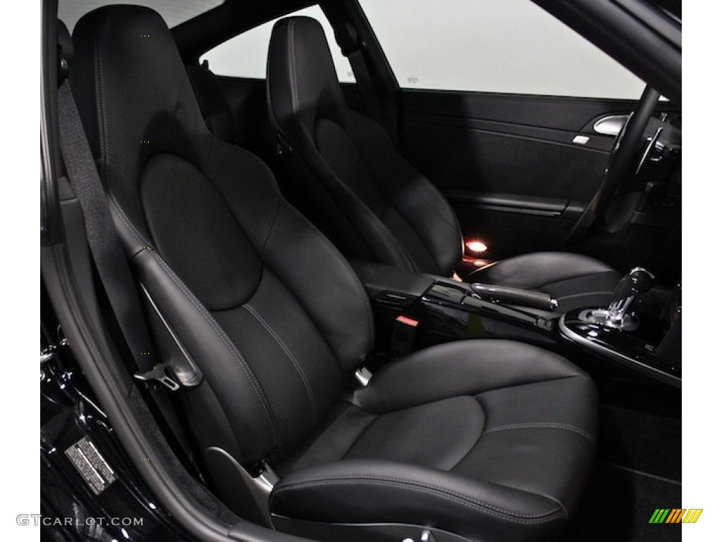 2012 911 Turbo S Coupe - Black / Black photo #31