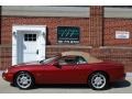 2001 Carnival Red Metallic Jaguar XK XK8 Convertible  photo #75