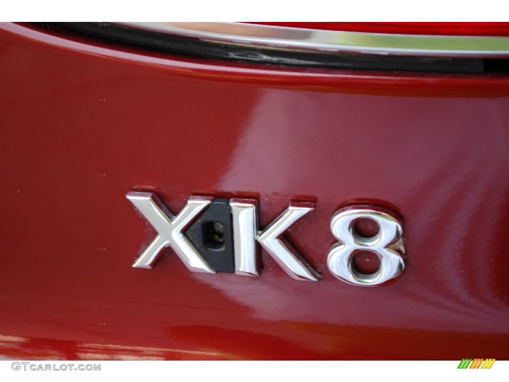 2001 XK XK8 Convertible - Carnival Red Metallic / Ivory photo #104