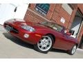 2001 Carnival Red Metallic Jaguar XK XK8 Convertible  photo #108