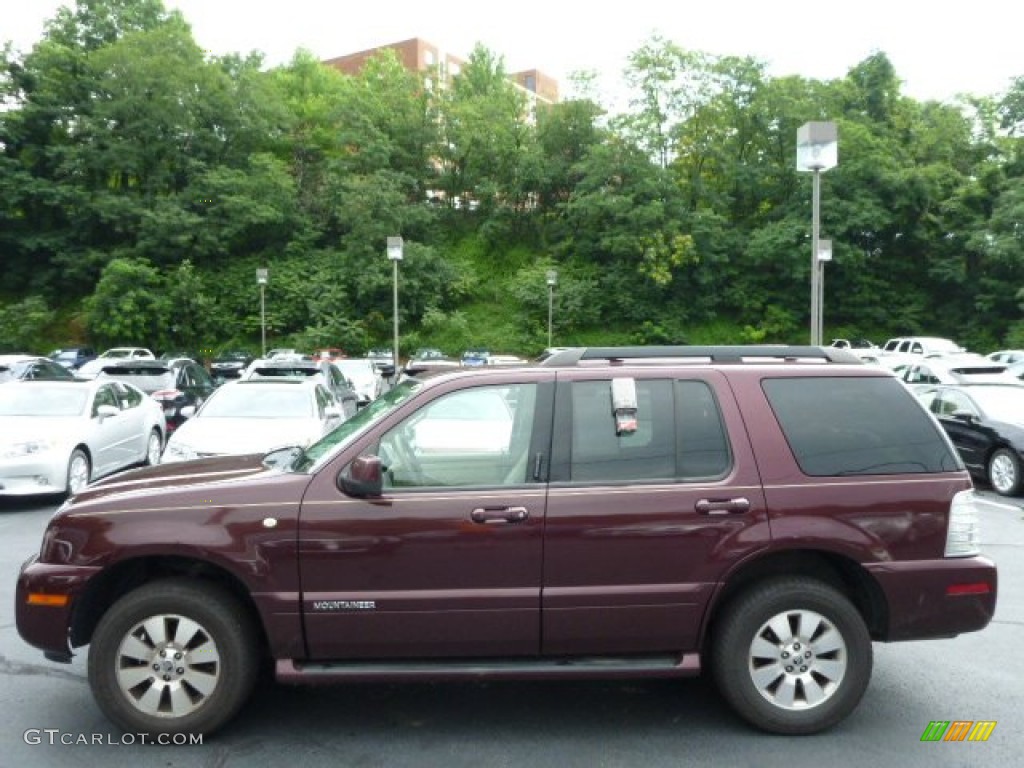 2007 Mountaineer AWD - Vivid Red / Camel photo #2