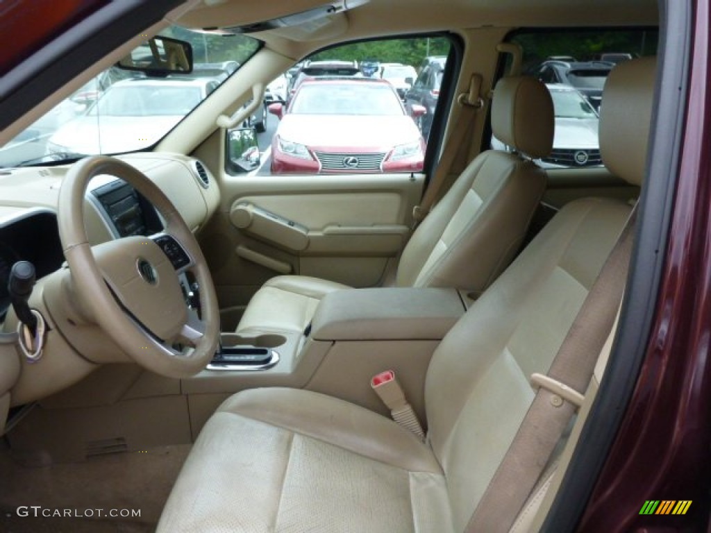 2007 Mountaineer AWD - Vivid Red / Camel photo #4