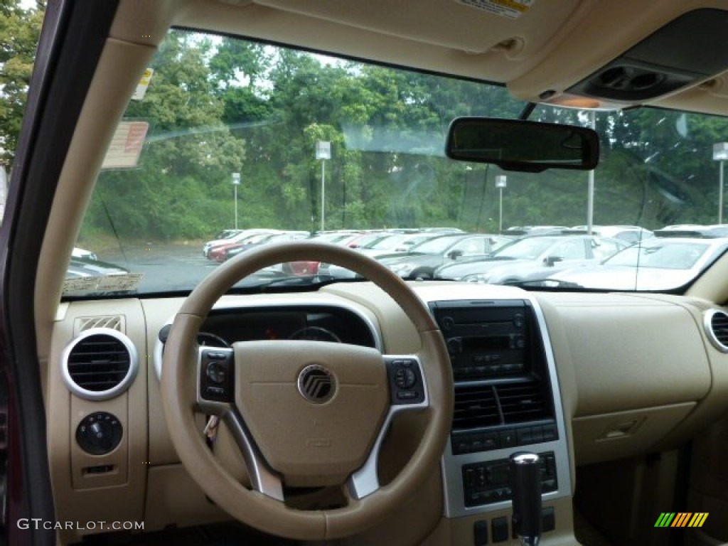 2007 Mountaineer AWD - Vivid Red / Camel photo #6