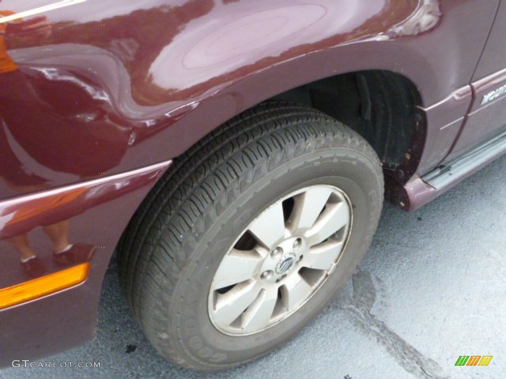 2007 Mountaineer AWD - Vivid Red / Camel photo #8