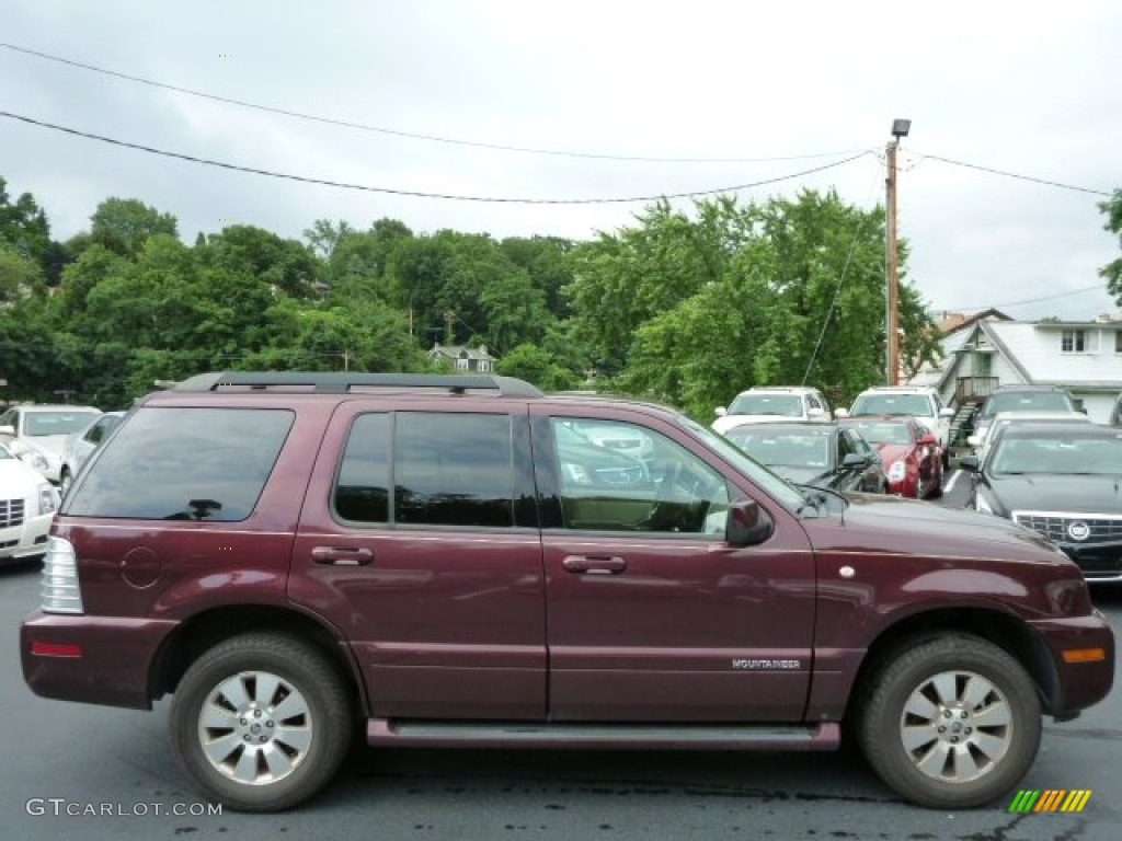 2007 Mountaineer AWD - Vivid Red / Camel photo #10