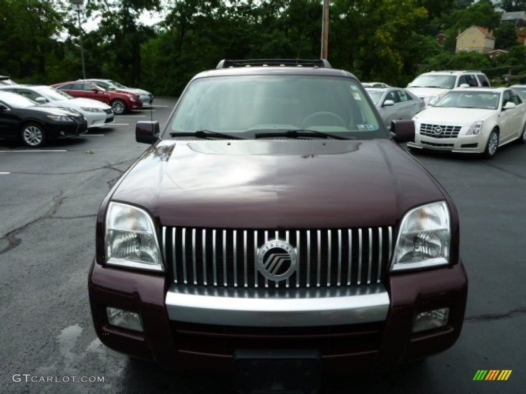 2007 Mountaineer AWD - Vivid Red / Camel photo #14