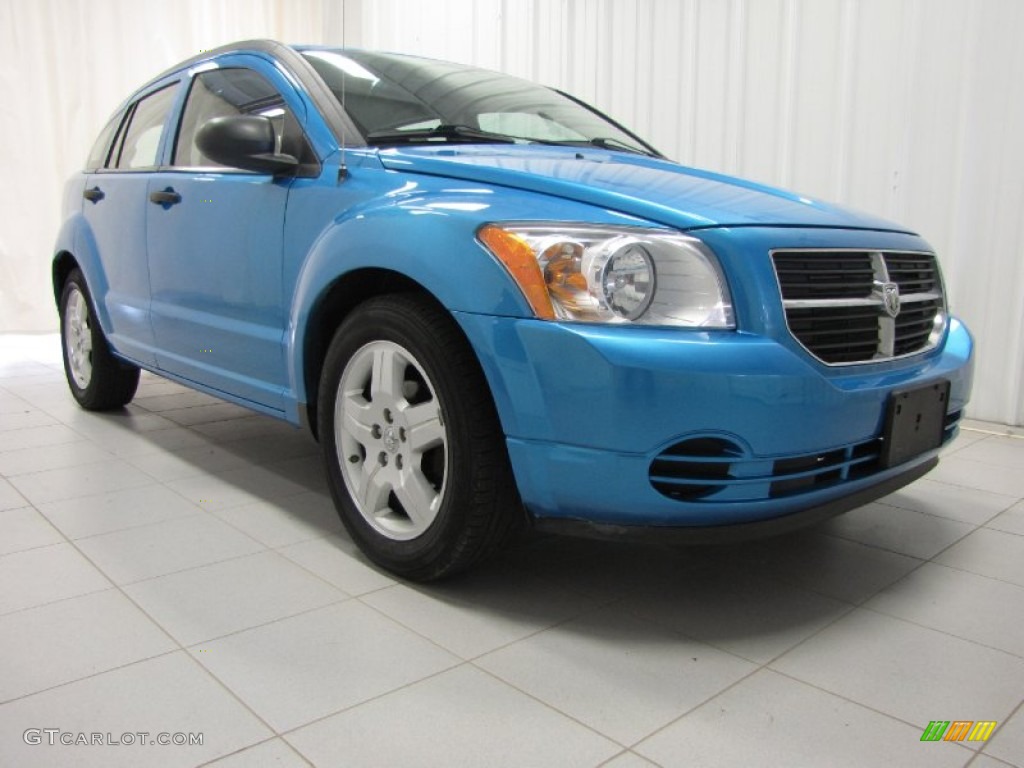 2008 Caliber SXT - Surf Blue Pearl / Dark Slate Gray photo #1